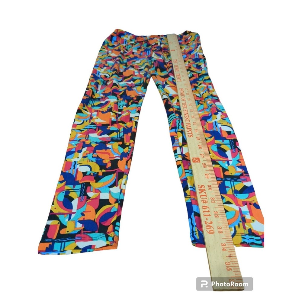 Lularoe Leggings One Size OS Multicolor Toucan Birds Bright Colors. - Picture 9 of 12
